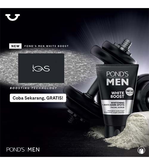 POND'S MEN BRIGHT BOOST FACE WASH 100GM 